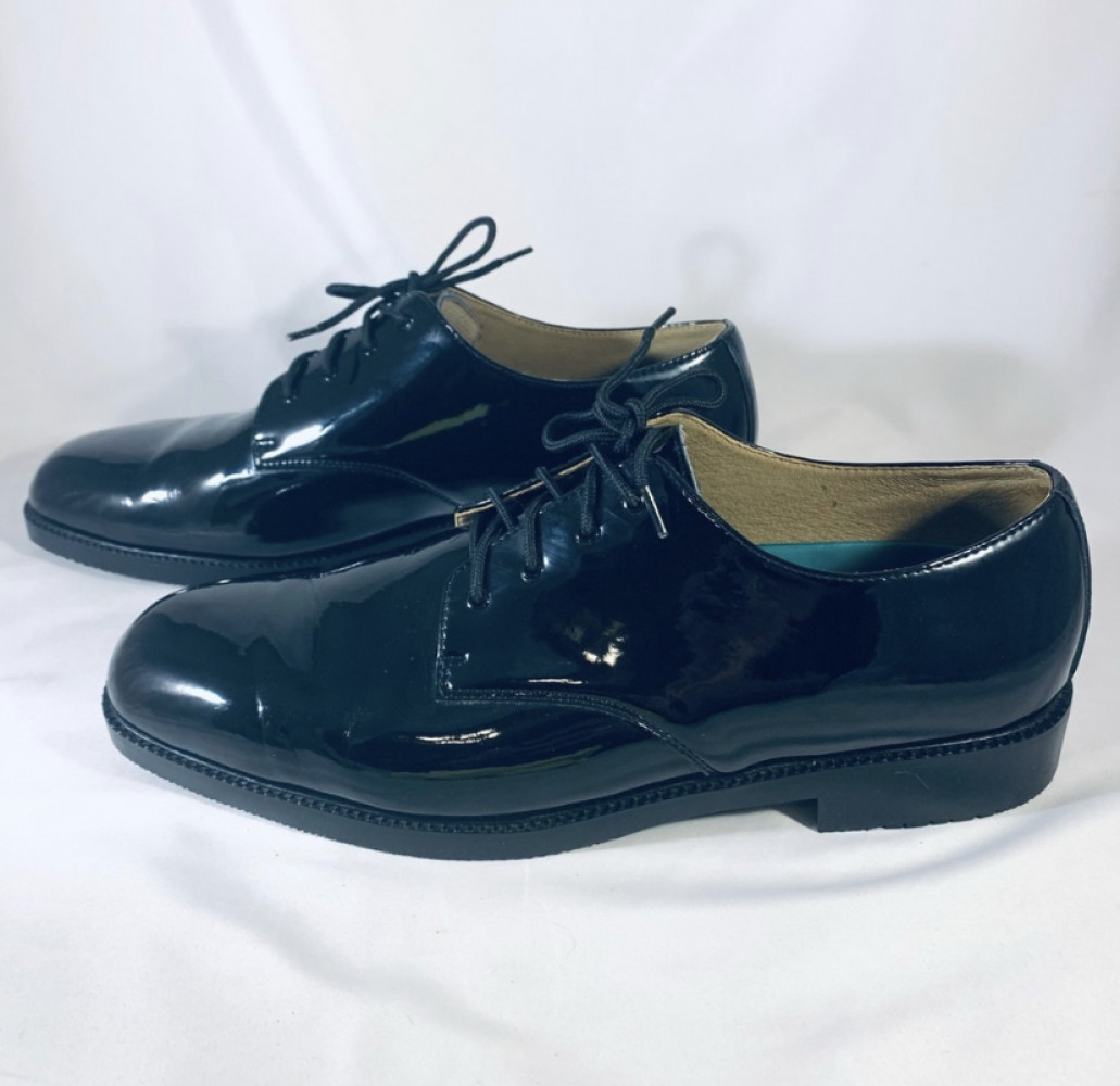 Ridgeback Black Patent Leather Lace Up Dress Shoes AU 12-6