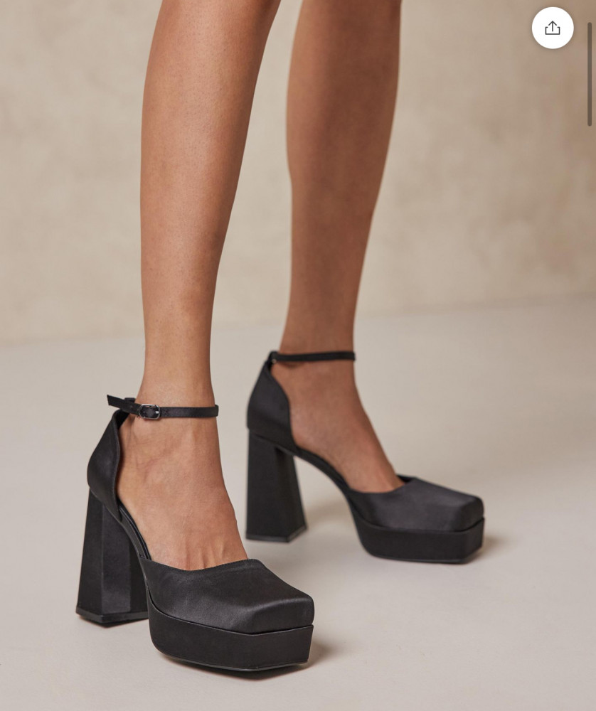 AERE Black Platform Heel - Brand New; Never Worn - Size 9