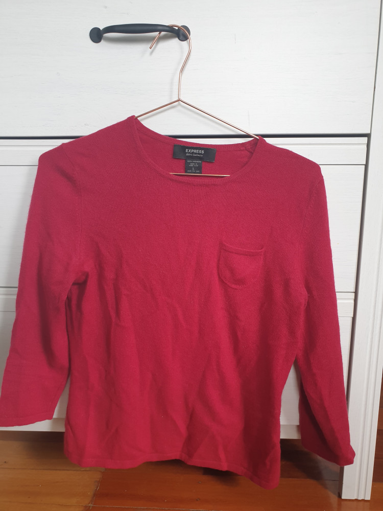 Size large  (runs small)  Express Cashmere Jumper 