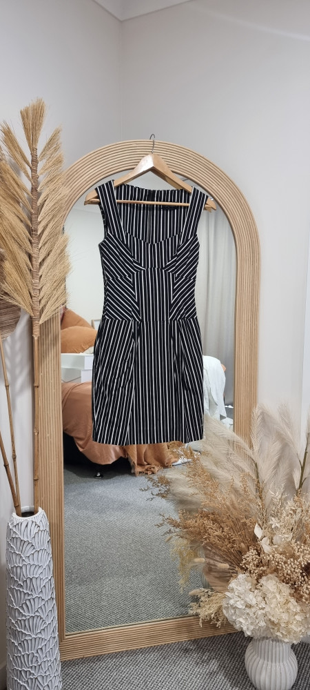 Stripe Fitted Dress