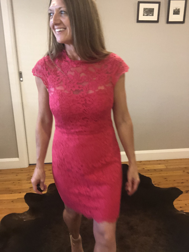 Lace Mid length dress