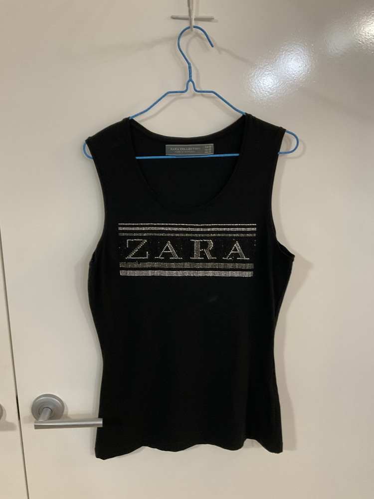 Zara logo tank top