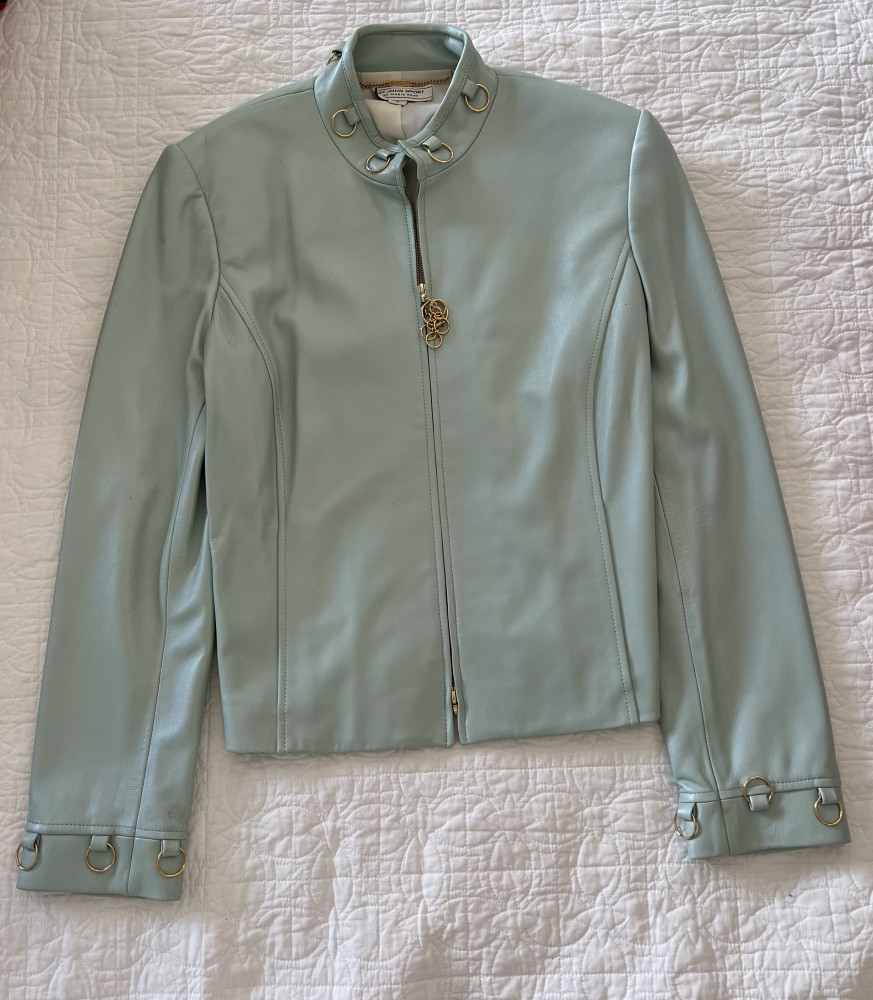 St. John leather jacket 