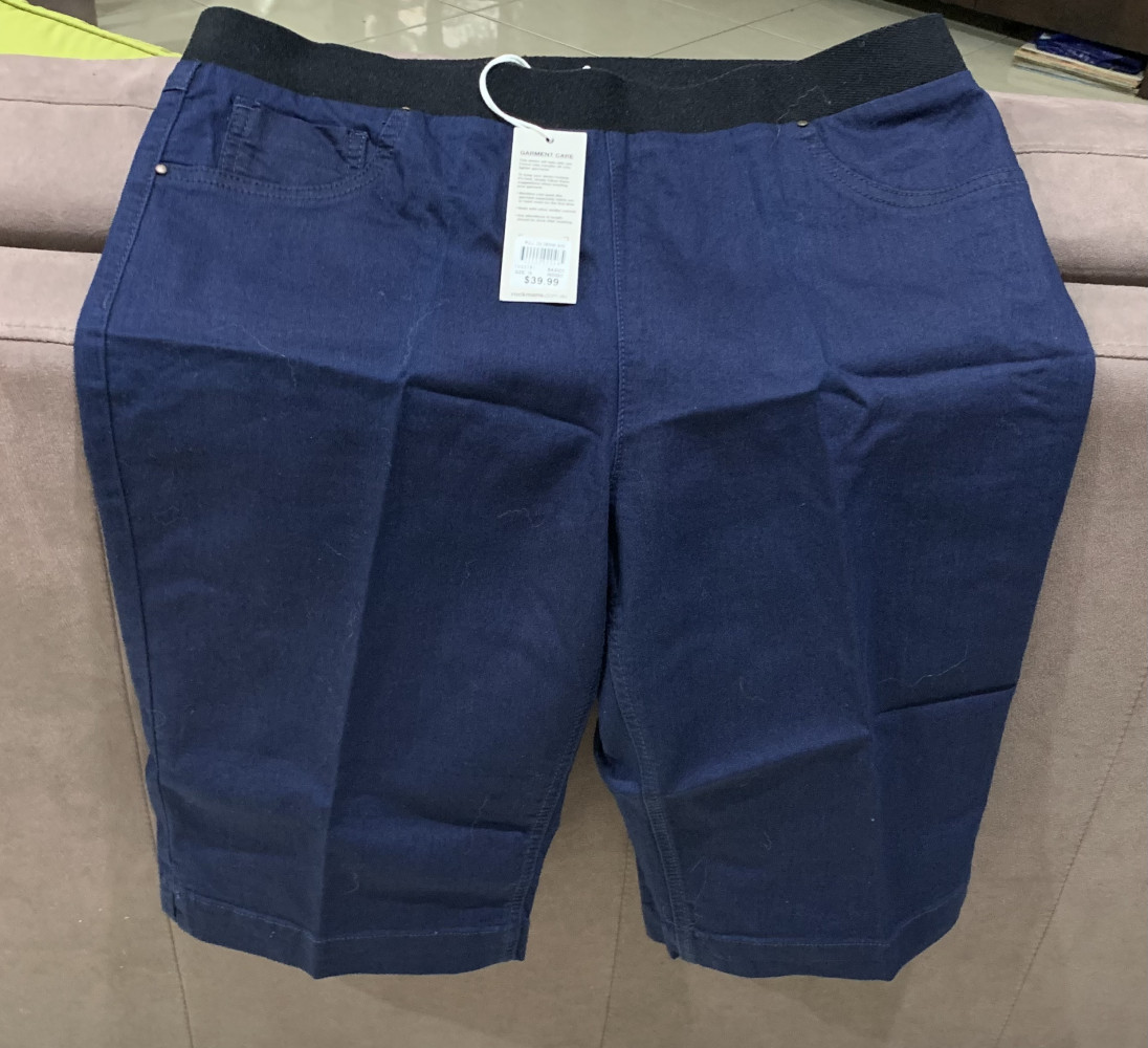 Rockmans Denim Stretch Shorts 3/4 