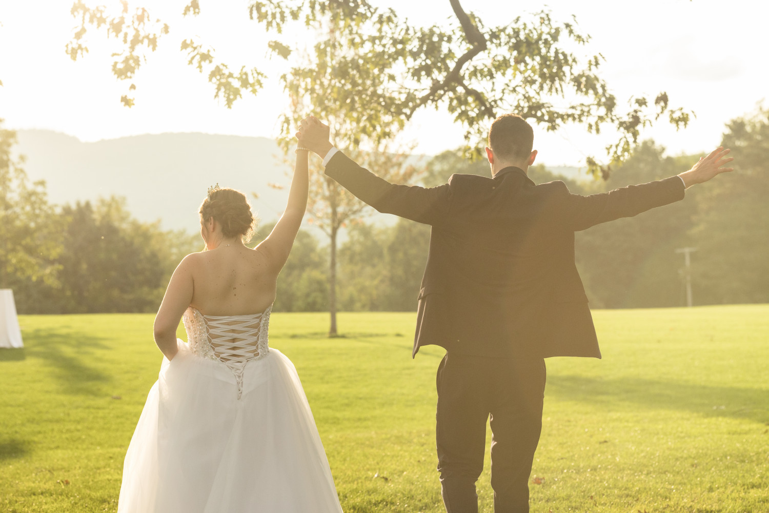 Cinderella classic style custom wedding gown from Le Chateau Blanc Couture