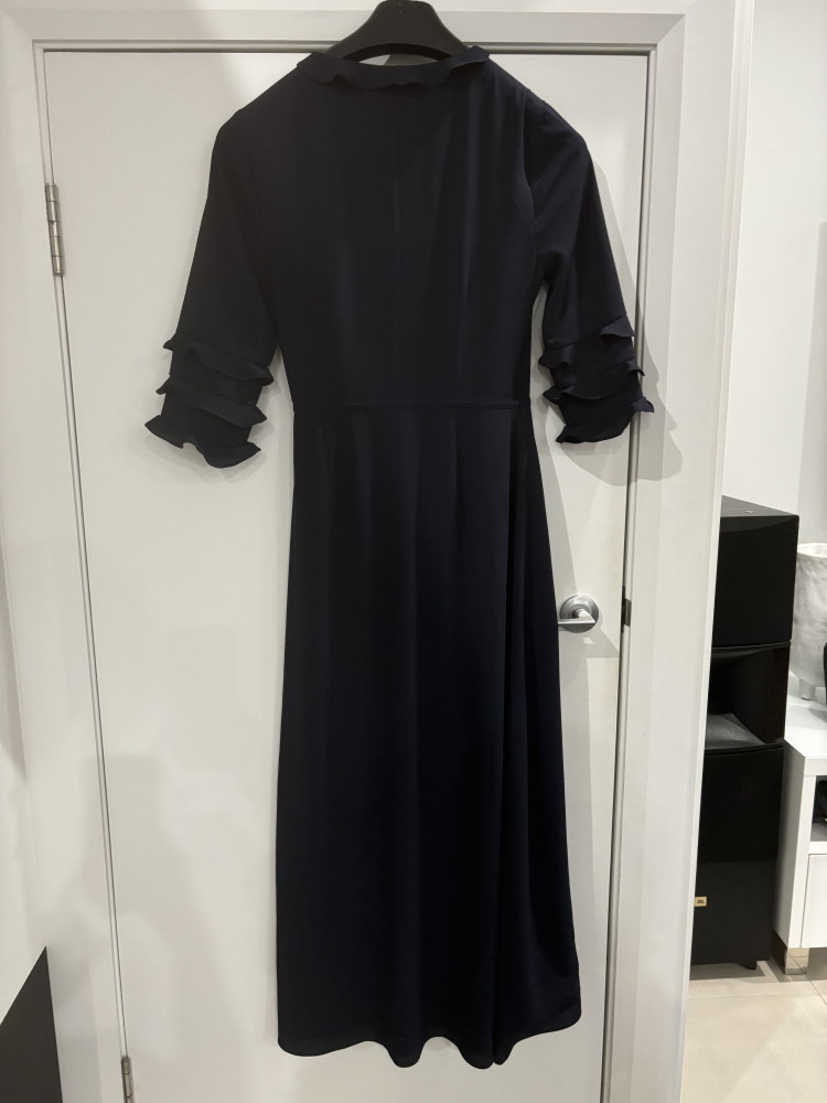 Cooper St navy blue wrap dress 