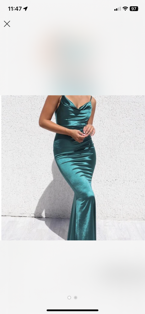 Emerald Green Hollywood Gown