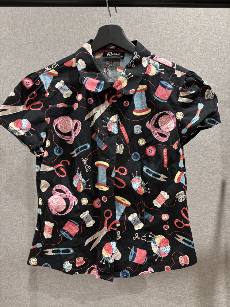 sewing print shirt
