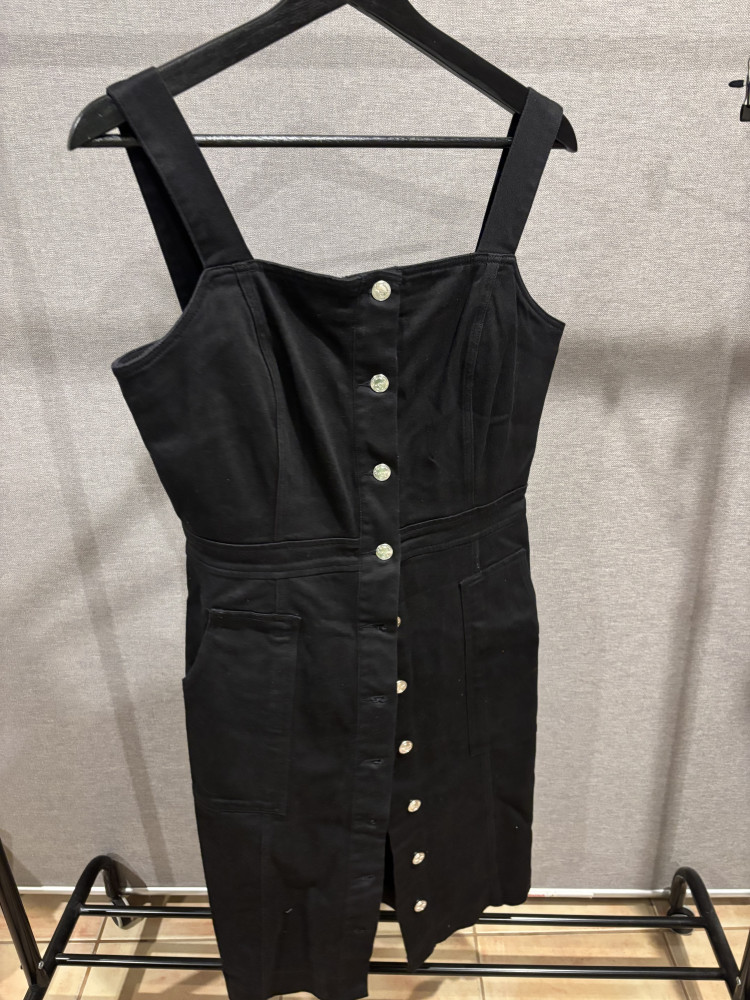 black denim dress
