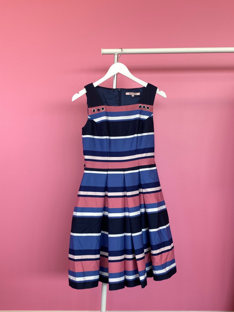 Striped Review Dress