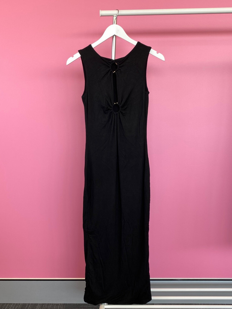 Black Meshki Sleeveless Midi Dress