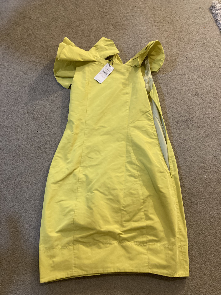 Lime Yellow Cocktail Dress