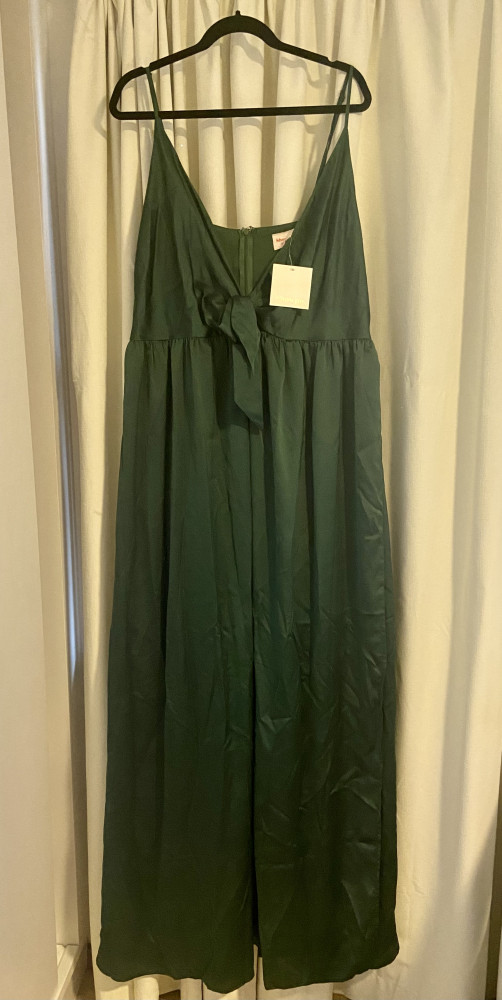 Emerald Satin Miracle Worker Dress