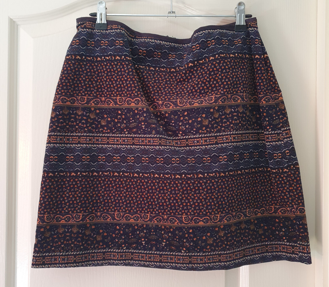 Velvet Skirt Fully Lined
