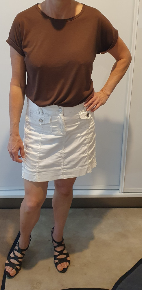 White Mini Skirt