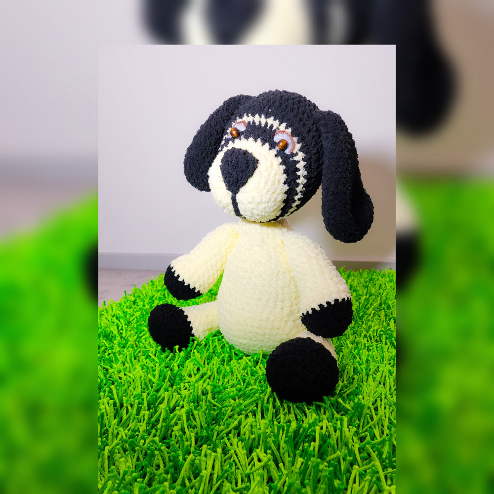 Hand Knitted Soft Toy Puppy