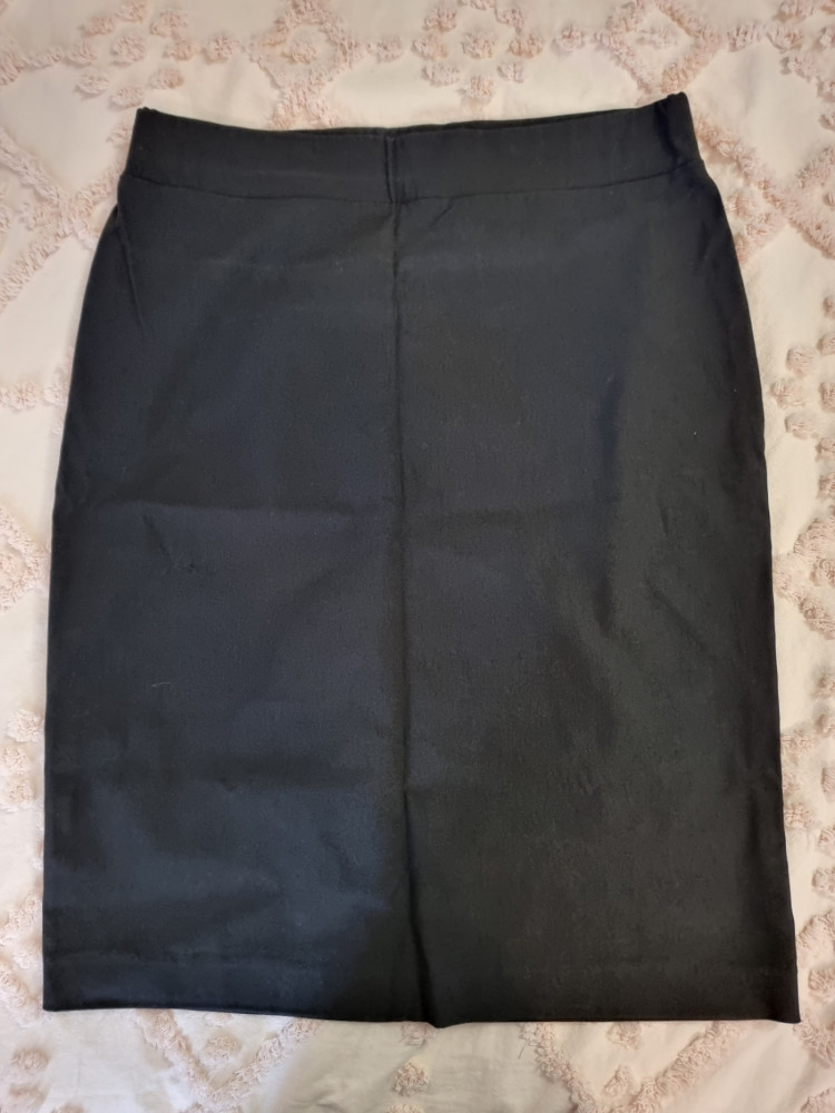 Black Jacquie E Work Skirt