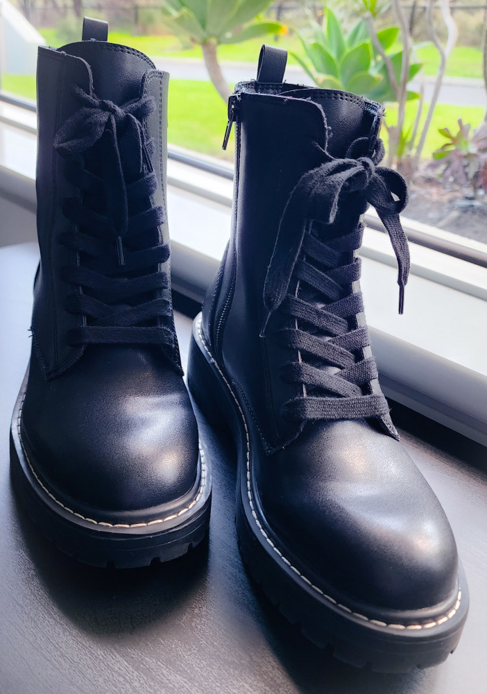 Forever New Dr Martens Boots Black