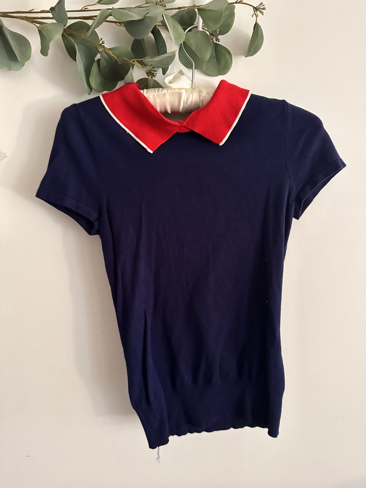Gorgeous 50’s Inspired Review Top with detachable collar